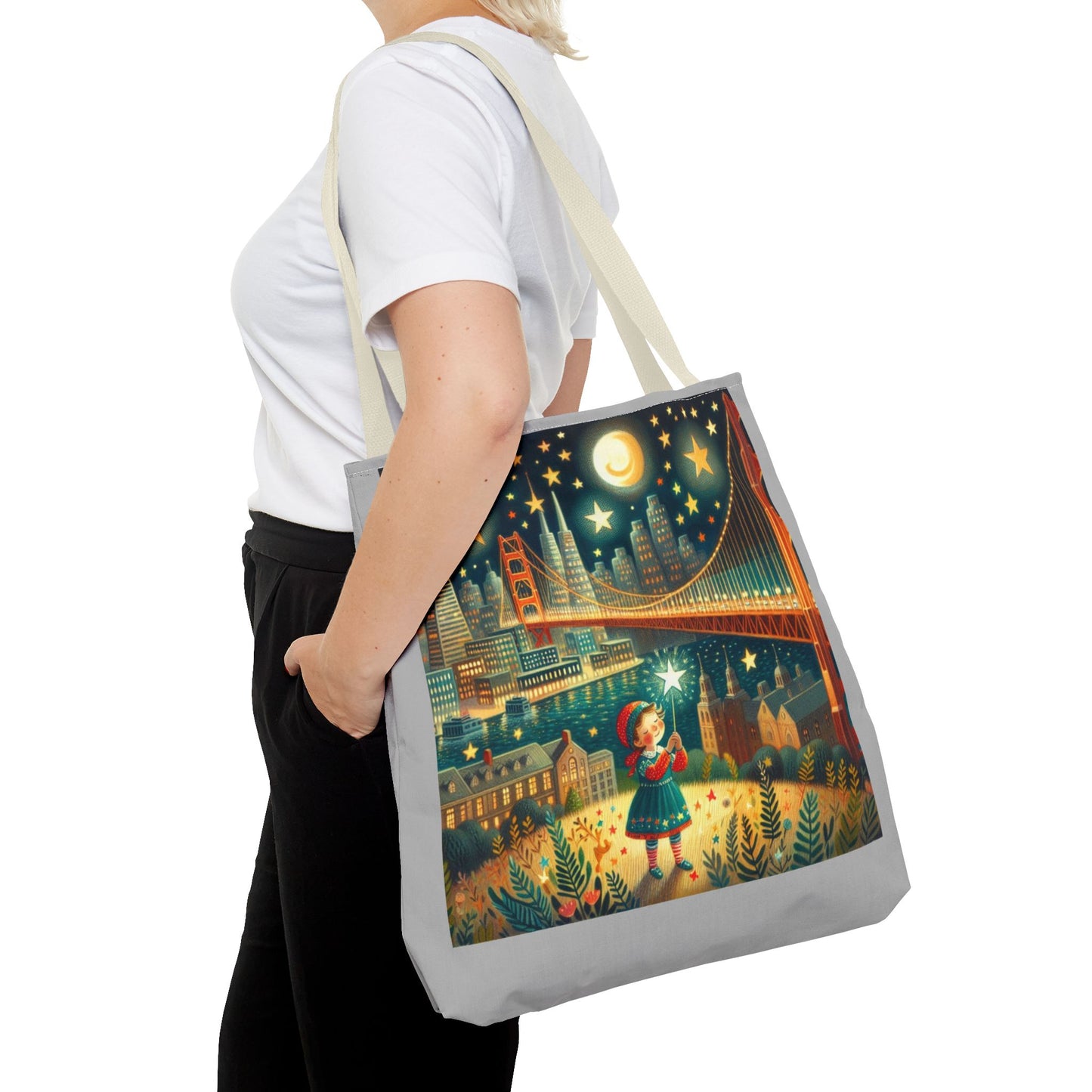 San Francisco, California, Twinkle Twinkle Little Star, Nursery Rhyme, Tote Bag, Book, School, Library, Travel