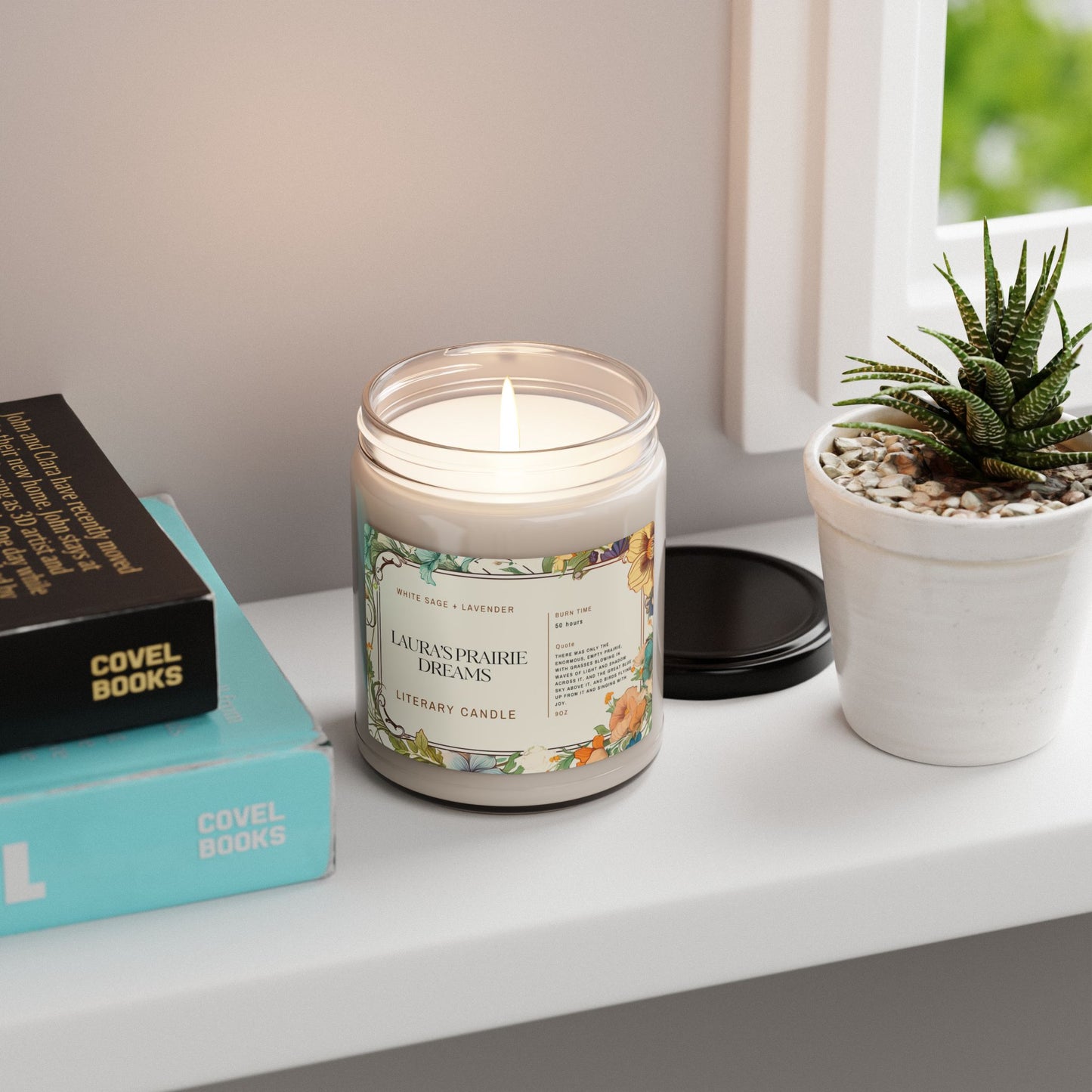 House, Prairie, Pioneer, Book, Inspired, Scented, Soy, Candle, 9oz, Gift