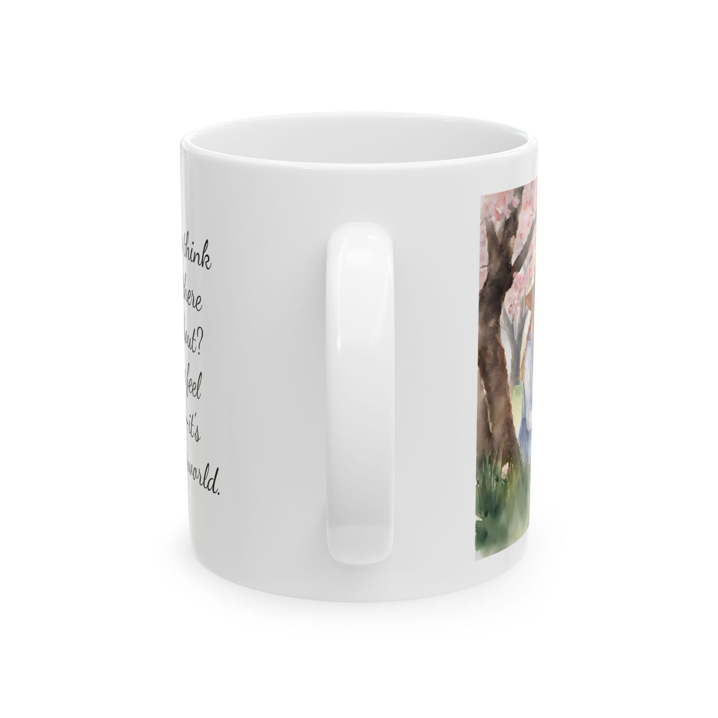 Anne of Green Gables Ceramic Mug, Spring Coffee Cup, 11oz Tea Mug, Literary Quote Drinkware, Gift for Book Lover