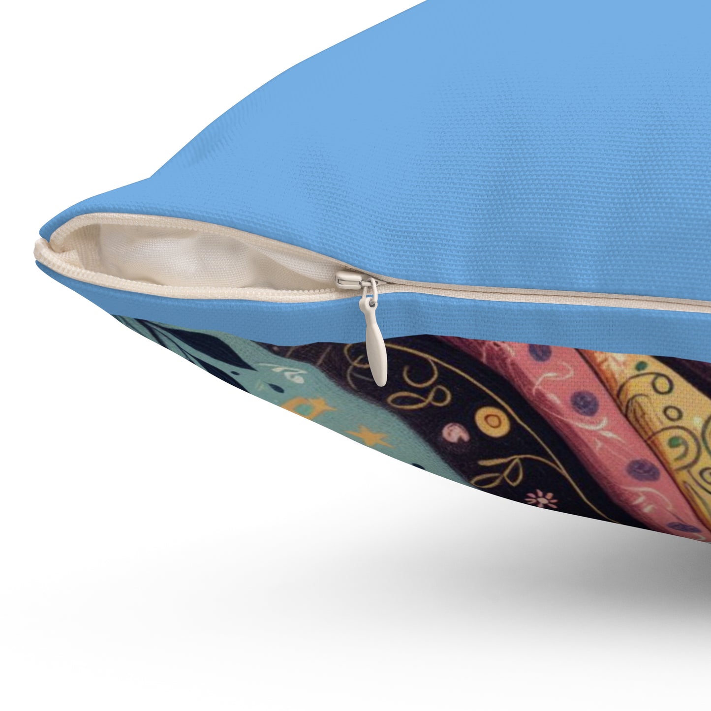 Vivaldi Violin Music Library Square Pillow, Classical Music Home Decor, Teacher Gift, Kids Room Decoration, Gift for Music Lover, Classroom