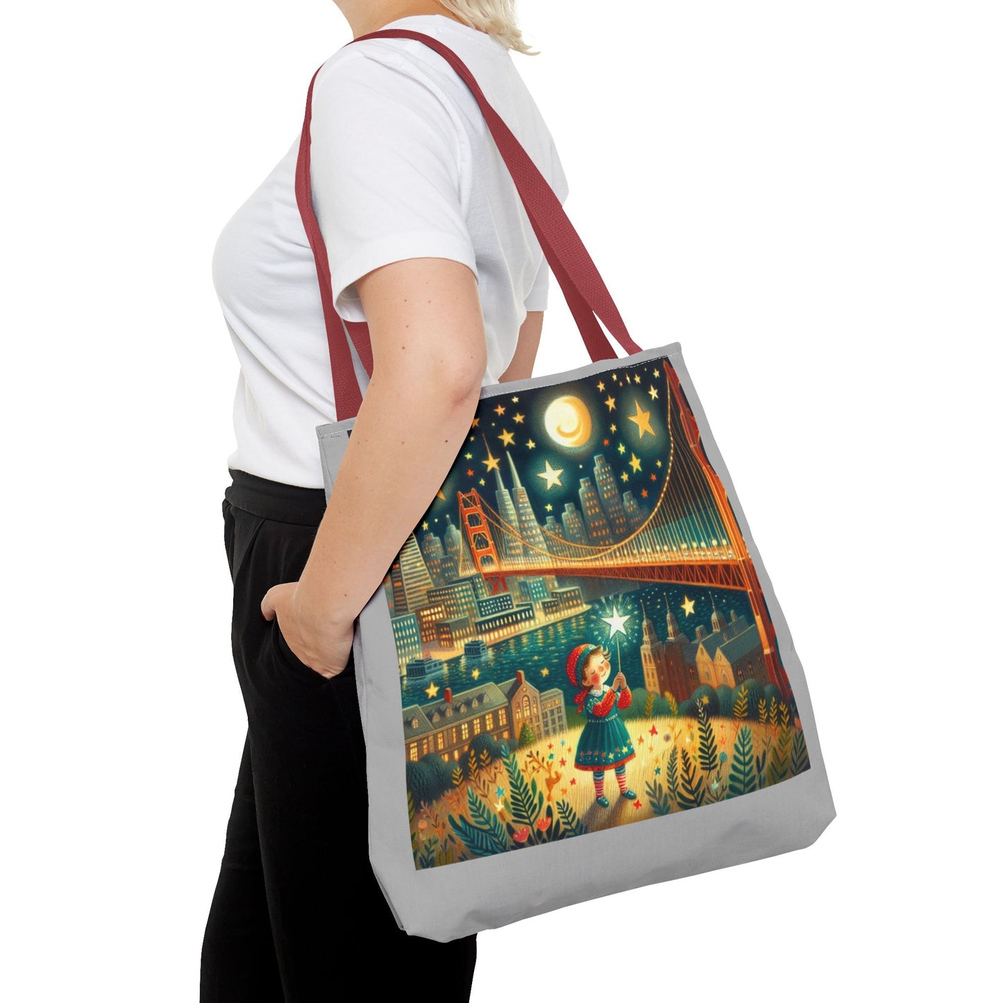 San Francisco, California, Twinkle Twinkle Little Star, Nursery Rhyme, Tote Bag, Book, School, Library, Travel