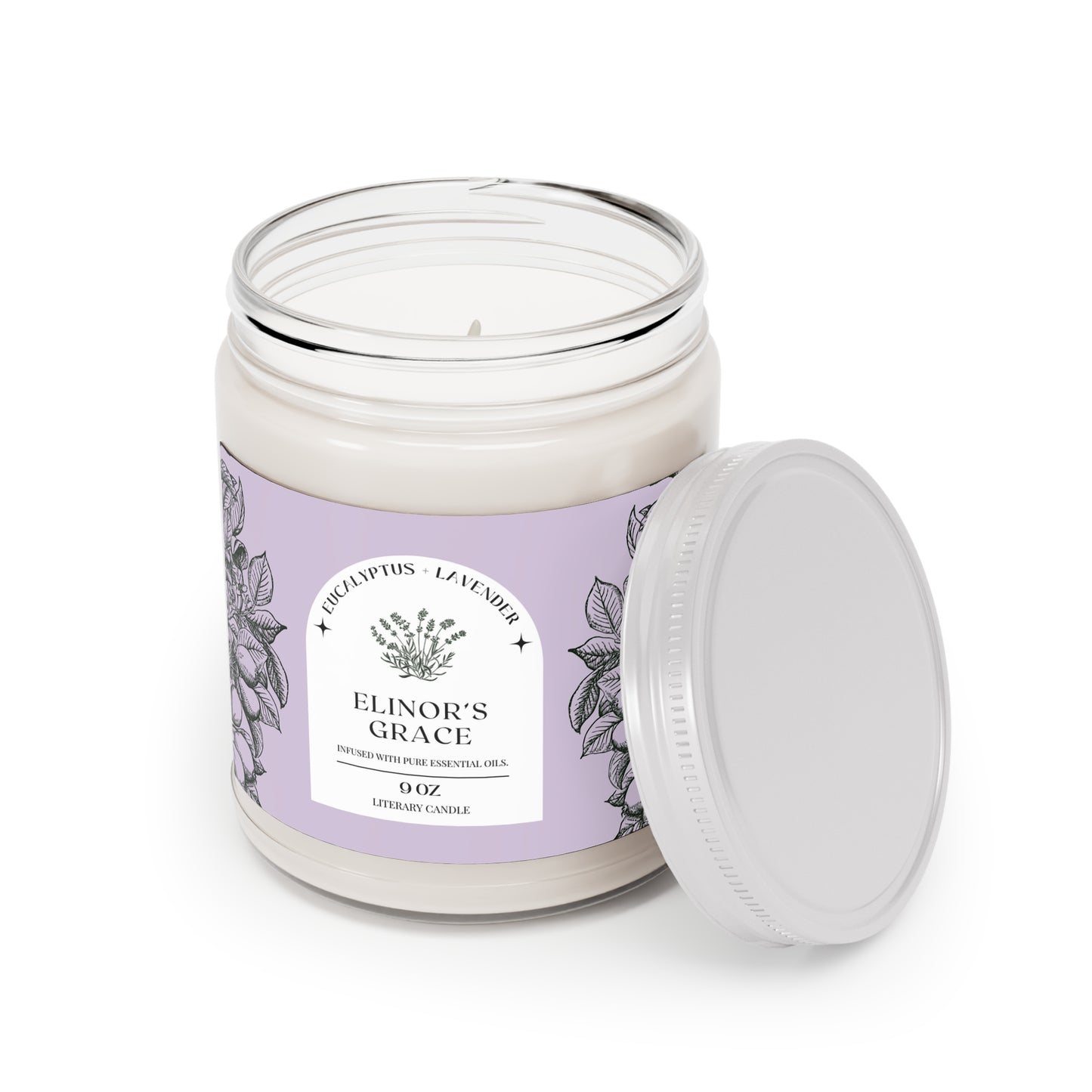 Regency, Jane Austen, Austenite, Candle, Elinor, Dashwood, Sense and Sensibility, Gift, Shower, Birthday, Scented Soy Candle, 9oz