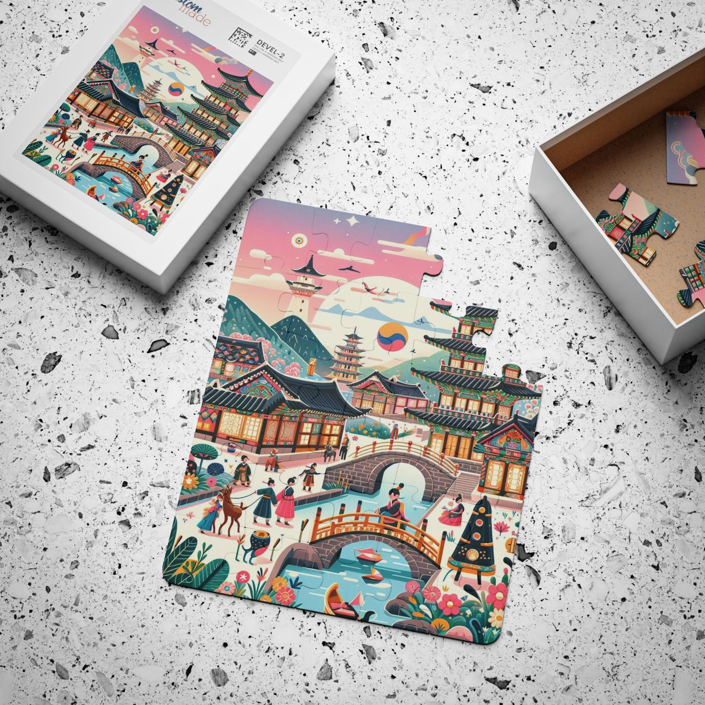 South Korea, Seoul, Educational Game, Kids' Puzzle, 30-Piece