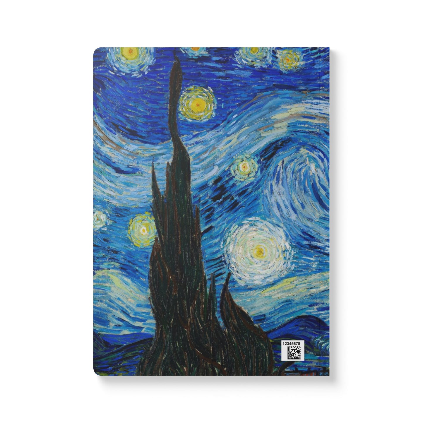 Starry Night Softcover Journal - Artistic Notebook for Writers, Dreamers, Gift for Art Lovers, Sketchbook, Van Gogh, Diary - Perfect for