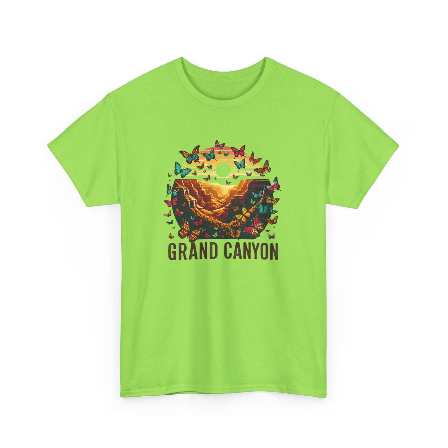 Grand Canyon Butterfly Unisex Tee, National Park Shirt Summer Gift Cotton T-Shirt, Southwest Nature Lover Top, Outdoor Adventure Hiking Tee,