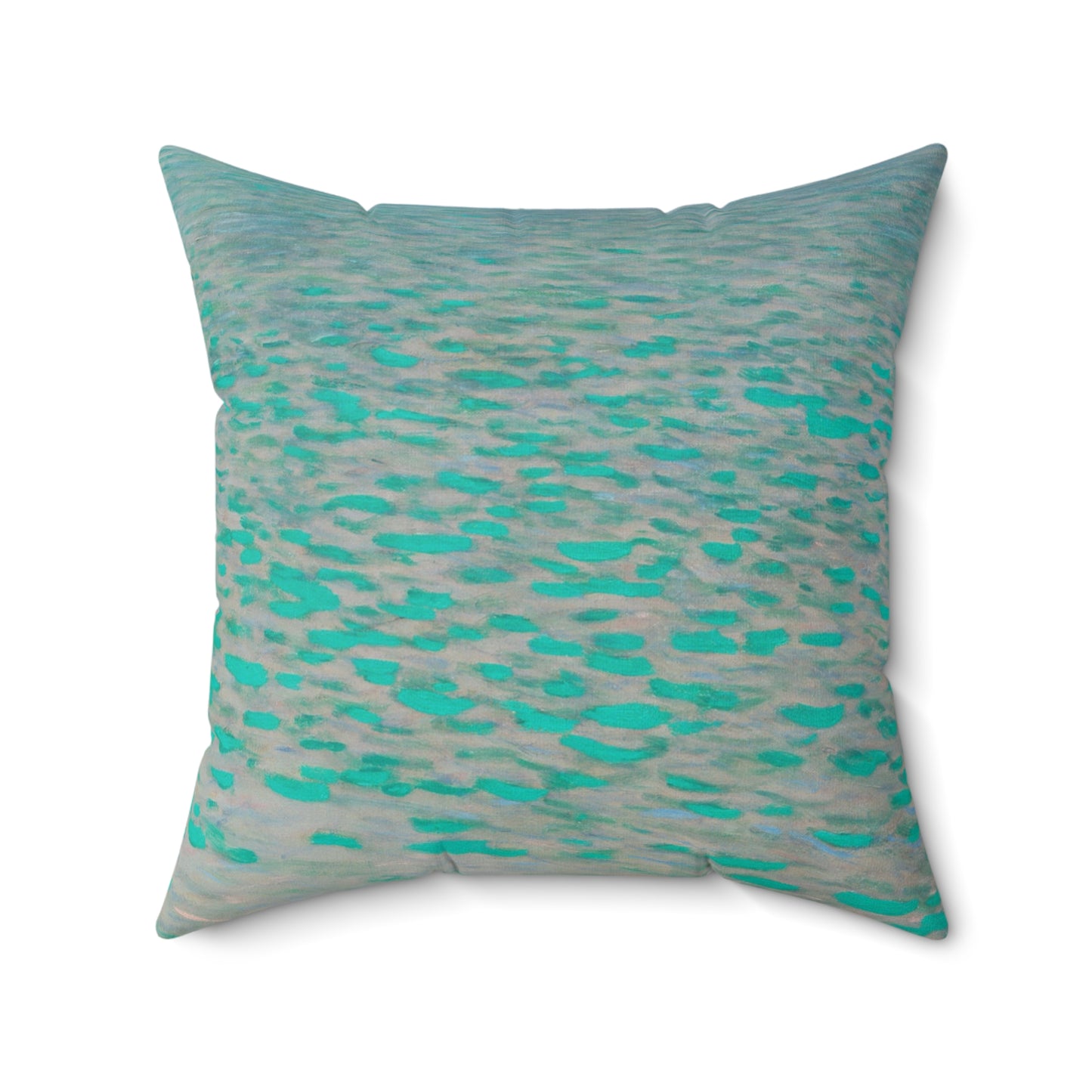 Gustav Klimt, Lake Attersee, Painting, Square Pillow, Water, Painter, Artist, Art, Museum, Gift
