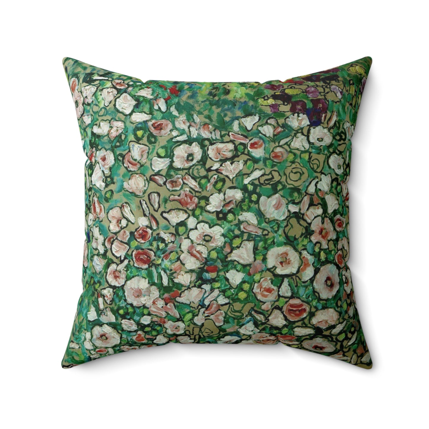 Gustav Klimt, Park Landscape with Mountain Top, Square Pillow, Artist, Art, Painter, Gift, Musuem