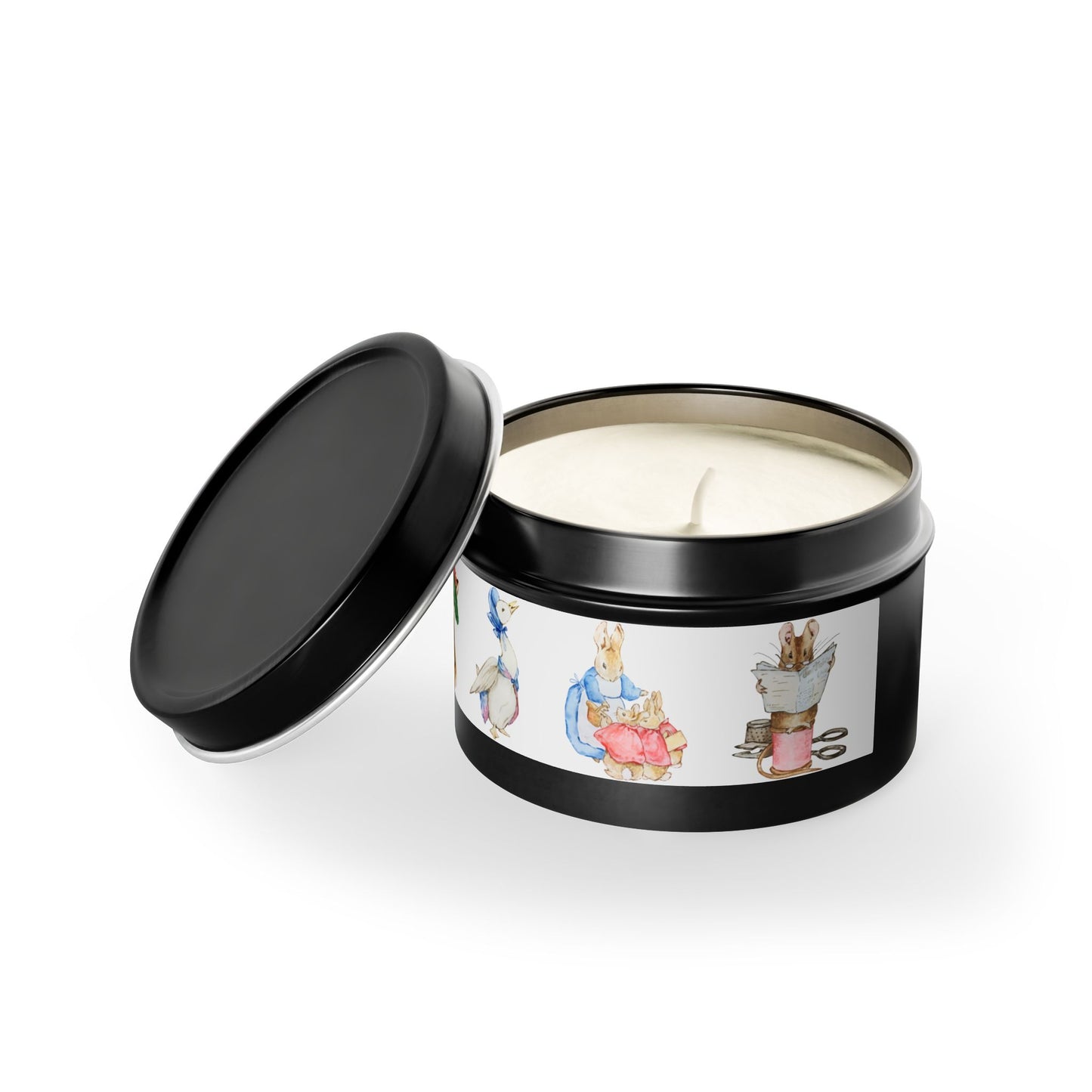 Peter Rabbit, Beatrix Potter, Gift, Mini, Gift, Tin Candles, Shower, Baby Birthday, Five Scent Choices