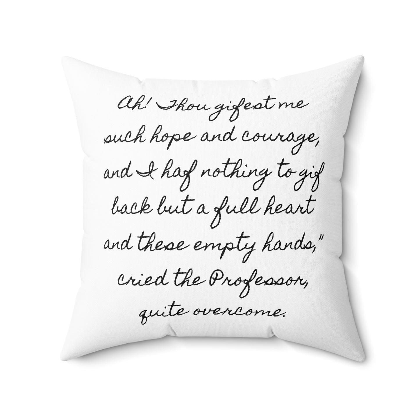 Little Women, Louisa May Alcott, Jo, Professor, Gift, Library, Book,  Square Pillow