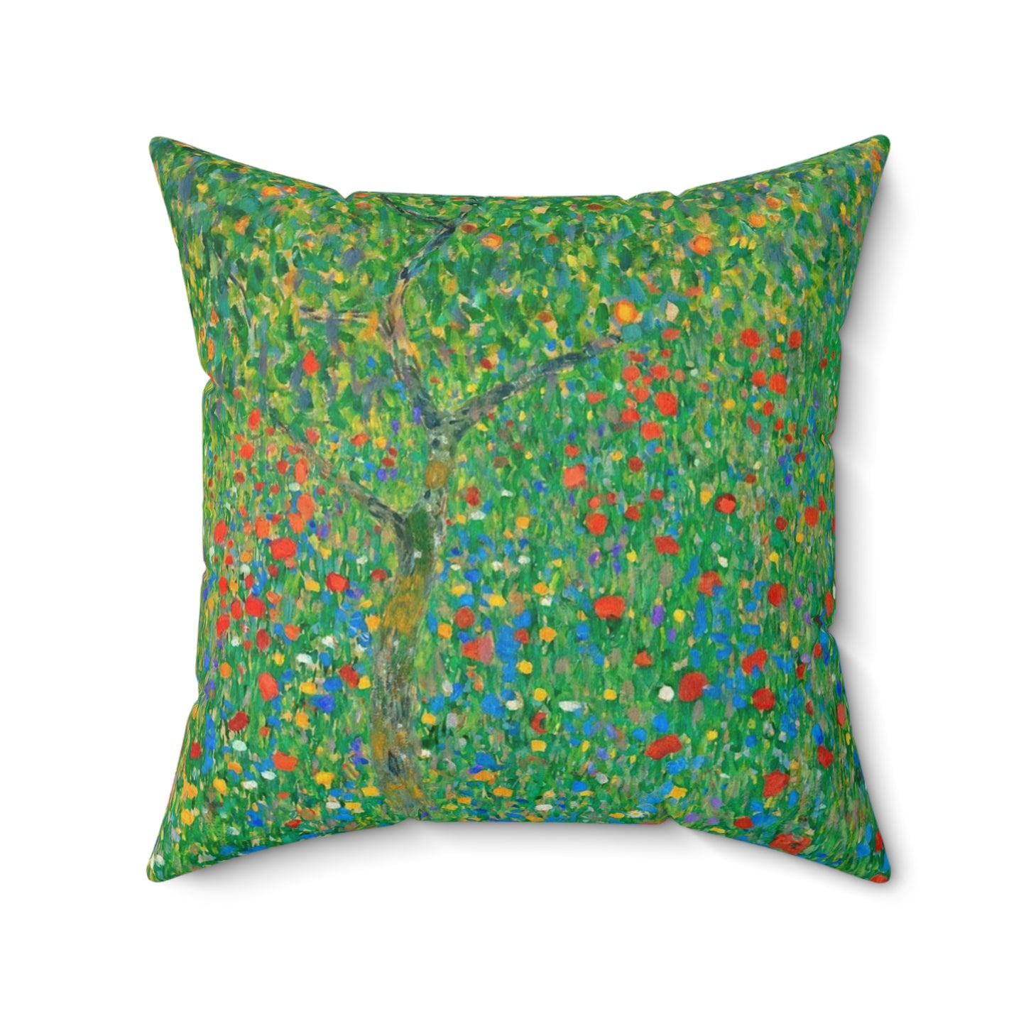Gustav Klimt, Apple, Tree, Art, Square Pillow, Museum, Artist, Painting, Gift