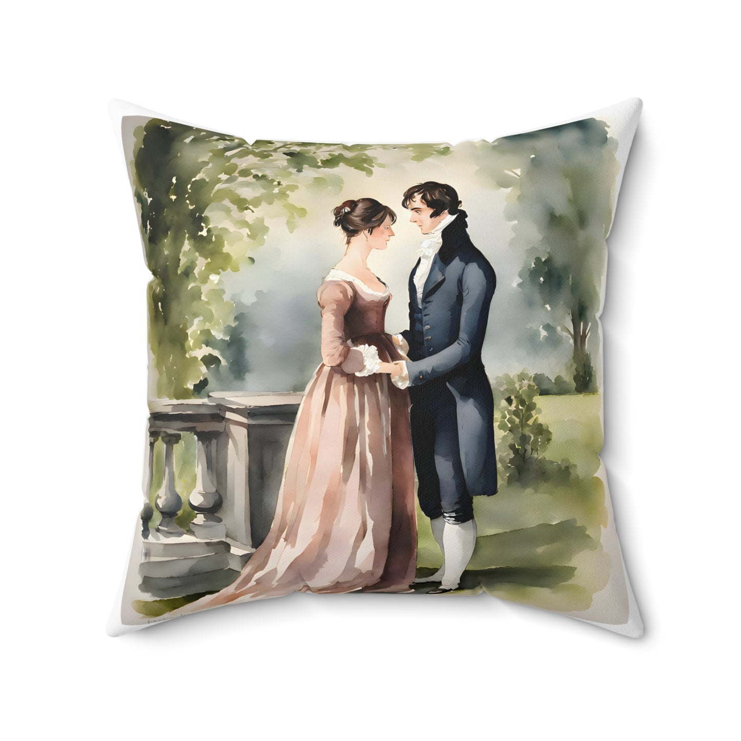 Pride and Prejudice, Jane Austen, Austenite, Regency, British, Literature, BookTok, Gift,  Elizabeth Bennett, Mr. Darcy, Regency, Pillow