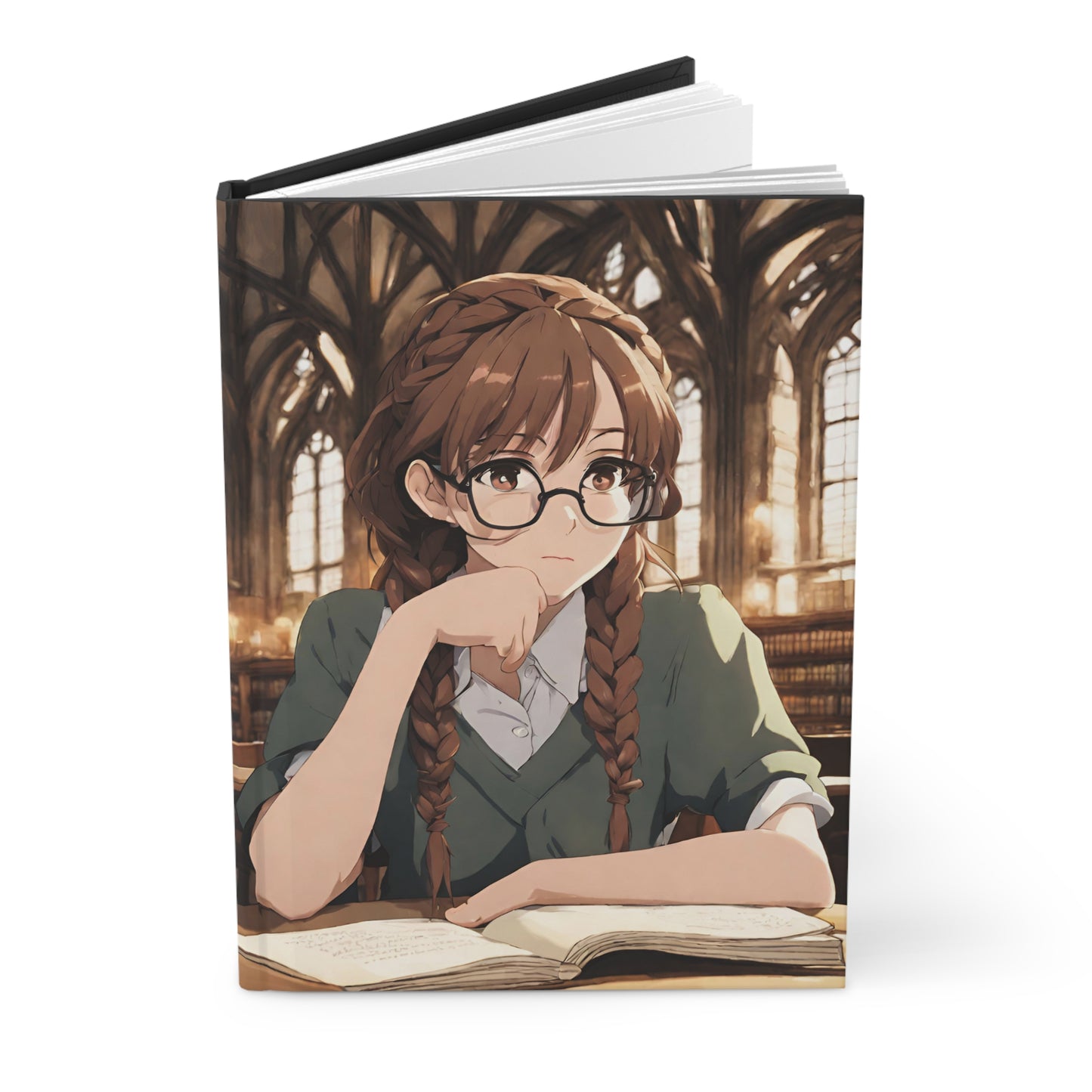 British Oxford Bodleian Library Japan Anime Fusion, Diary, Hardcover Journal Matte