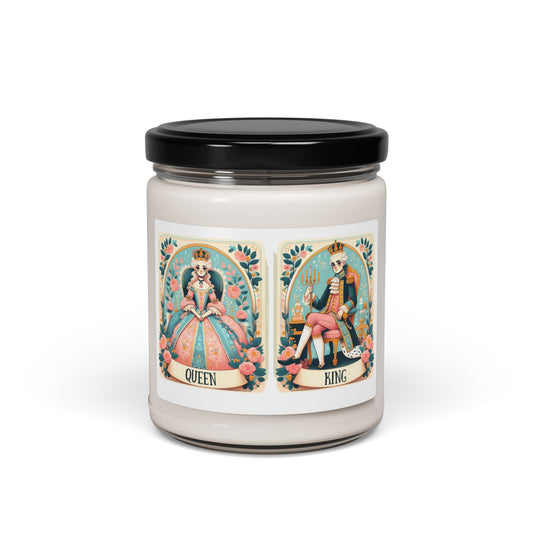 Queen Marie Antoinette, King Louis, France, Royalty, Cotton Blossom, Whimsical, Scented Soy Candle, 9oz