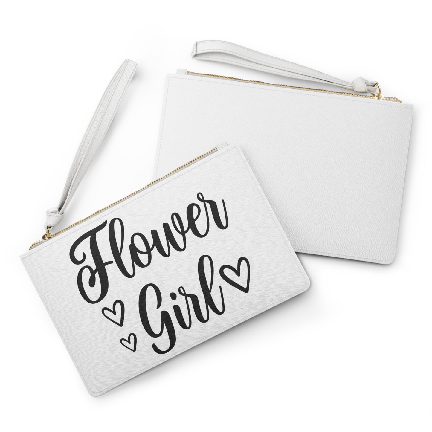 Flower Girl, Bride, Bridal Party, Wedding, Cosmetic Pouch, Shower, Bachelorette, Gift, Clutch Bag, Gift, Favor