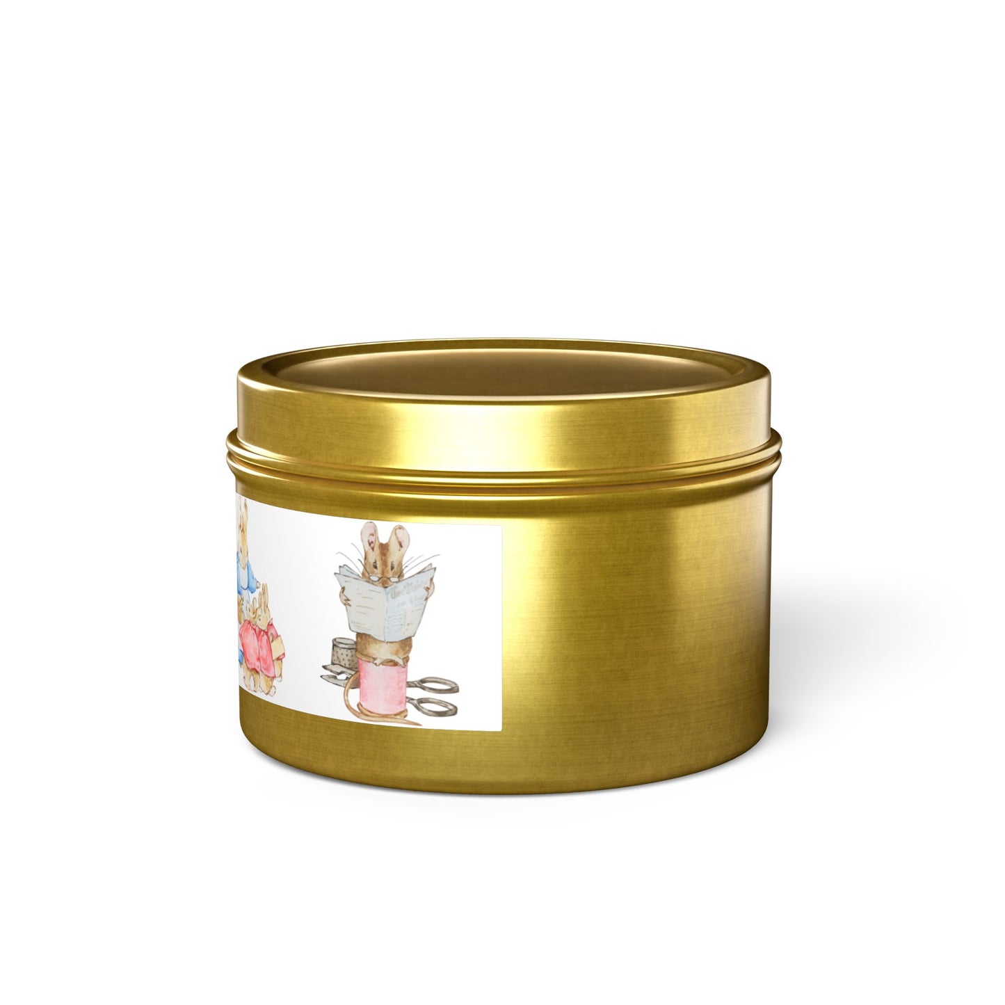Peter Rabbit, Beatrix Potter, Gift, Mini, Gift, Tin Candles, Shower, Baby Birthday, Five Scent Choices