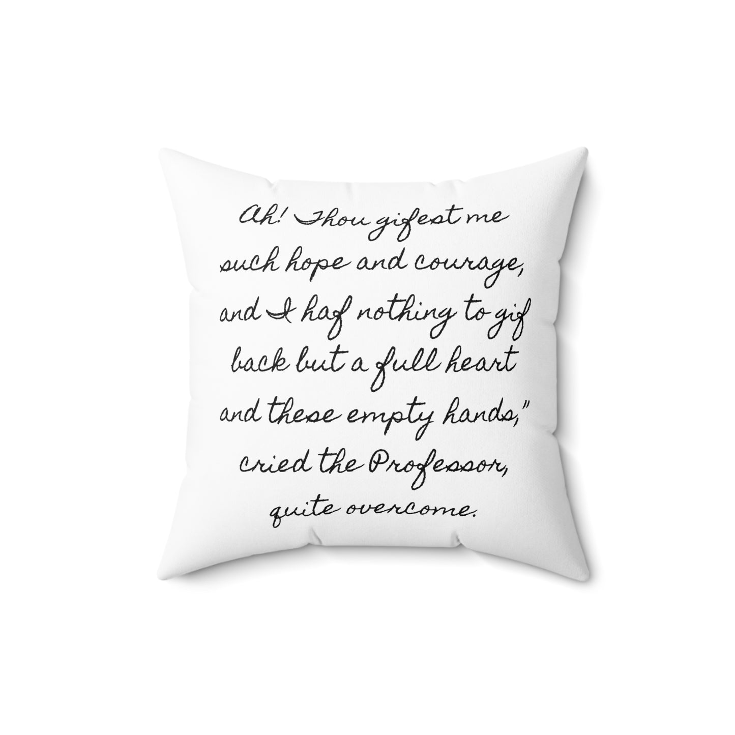Little Women, Louisa May Alcott, Jo, Professor, Gift, Library, Book,  Square Pillow