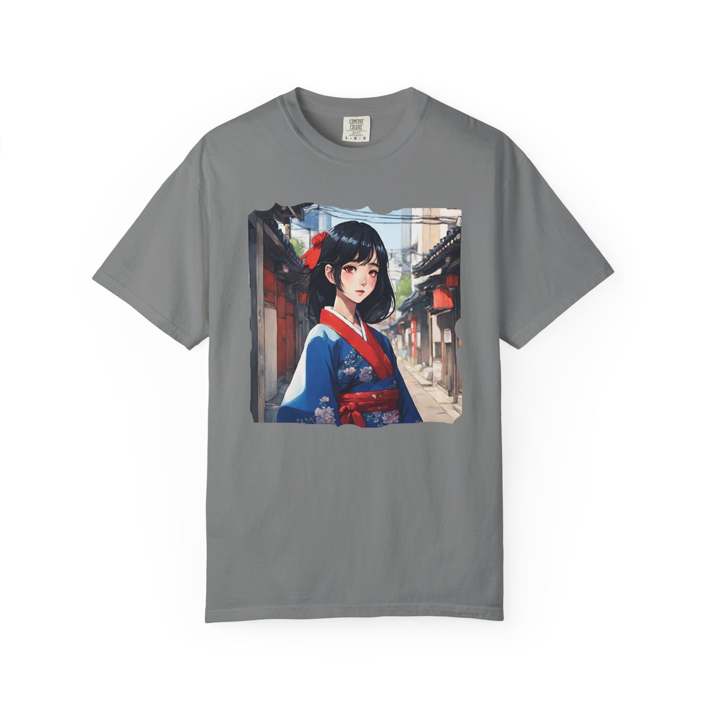 Japan Anime, Seoul, South Korea, Girl, Hanbok, Unisex Garment-Dyed T-shirt