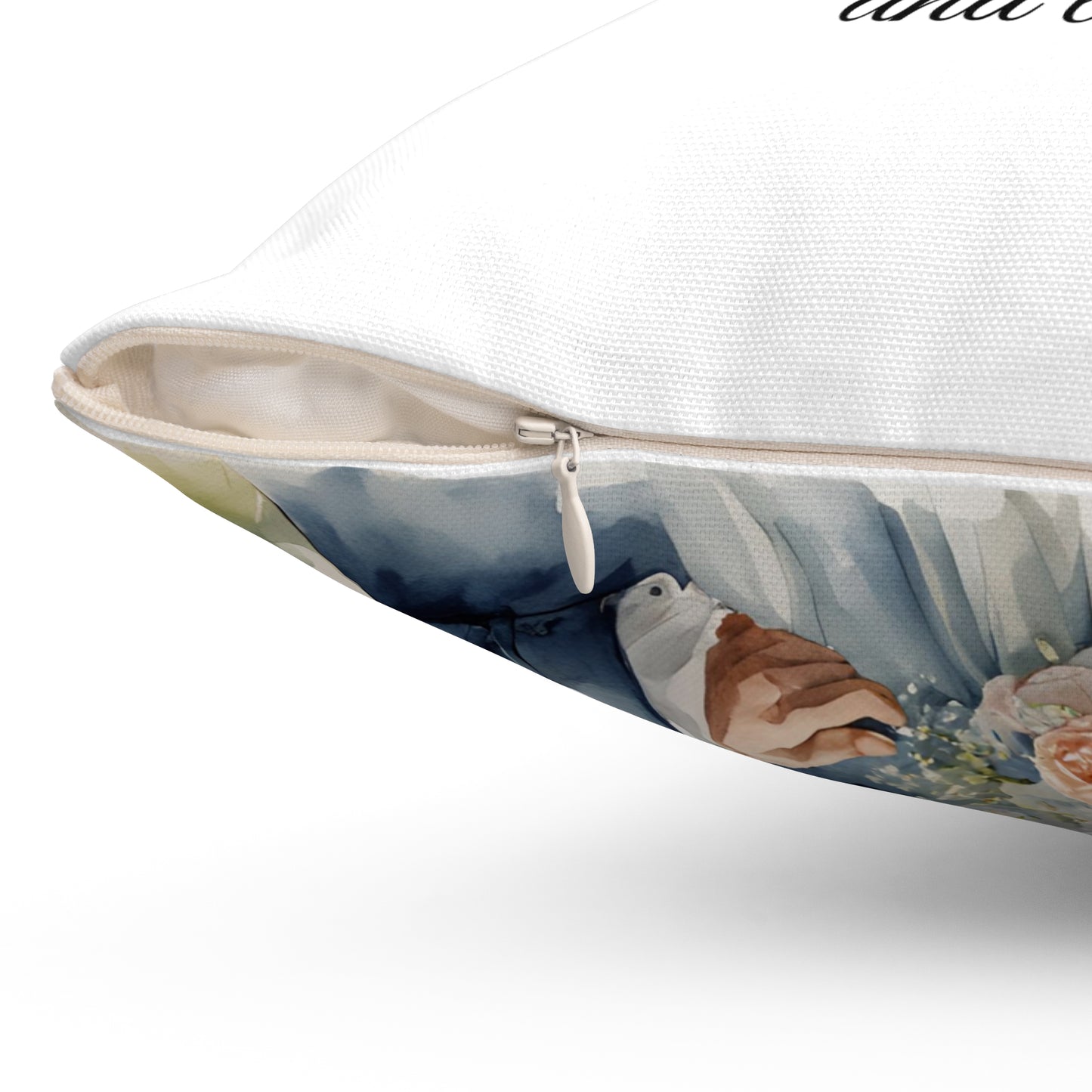 Literary Pillow, Jane Austen Wedding Pride and Prejudice Darcy Elizabeth Regency Cushion - Alternative: Book Lover Gift, Classic Literature