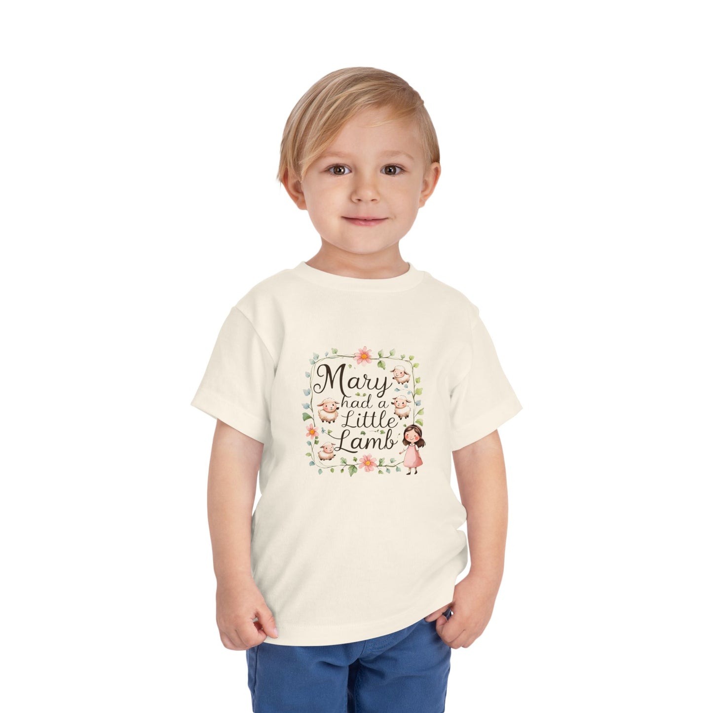 Mary Had a Little Lamb Toddler Tee, Cute Kids Shirt, Nursery Rhyme Apparel, Baby Gift, Playtime Outfit, Toddler Fashion