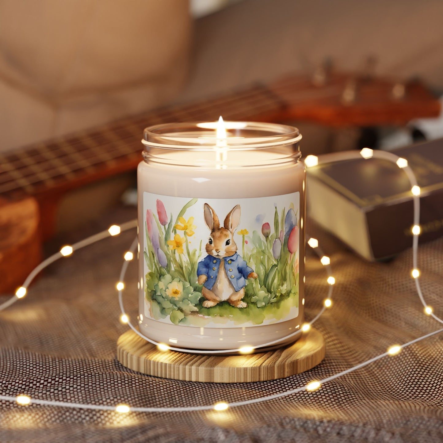Peter Rabbit, Easter, Spring, Beatrix Potter, Scented Soy Candle, 9oz, Gift