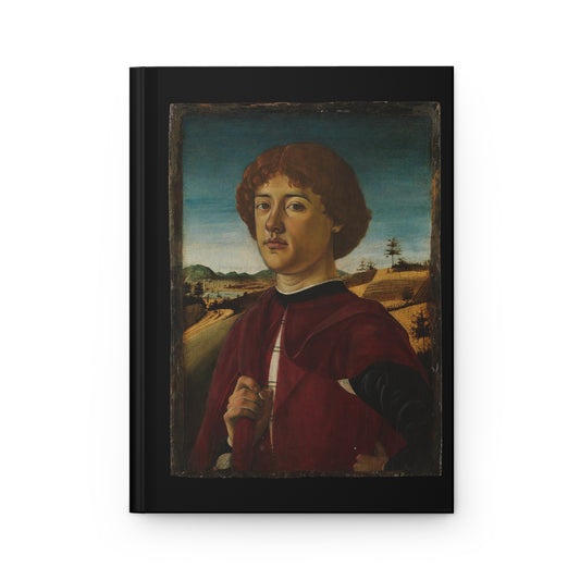 Florentine Portrait of Young Man- Renaissance Art Hardcover Journal Matte