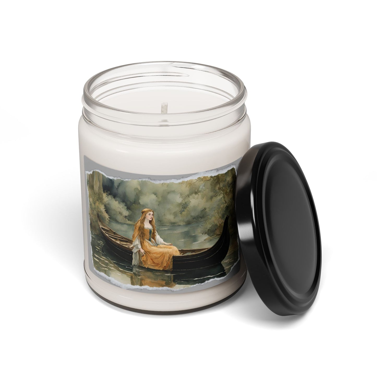 Renaissance, Lady of Shalott, Tennyson, Scented Soy Candle, 9oz