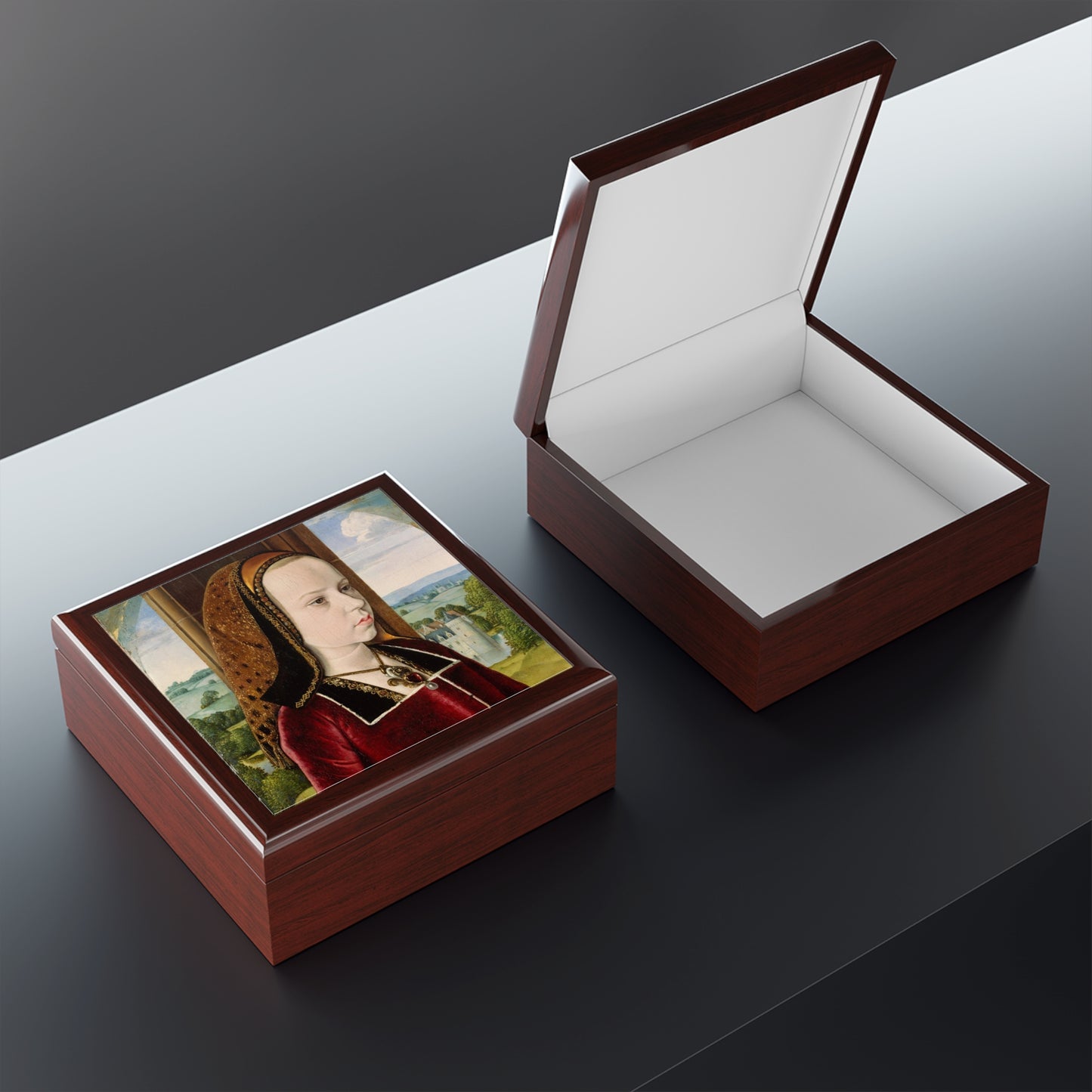 Renaissance, Profile, Gift, History, Italian, Jewelry Box