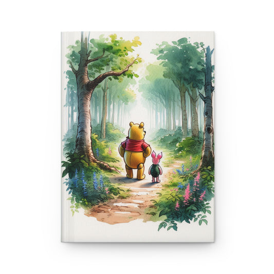 Winnie the Pooh  Hardcover Journal, Writer Notebook, Diary, Gift for Grads,