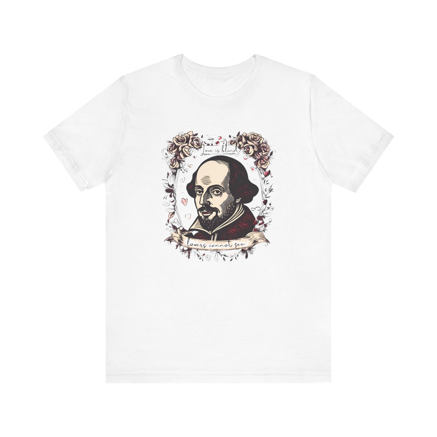 William Shakespeare, Valentine's Day, Merchant of Venice, Love, Unisex Jersey Short Sleeve Tee, T-shirt