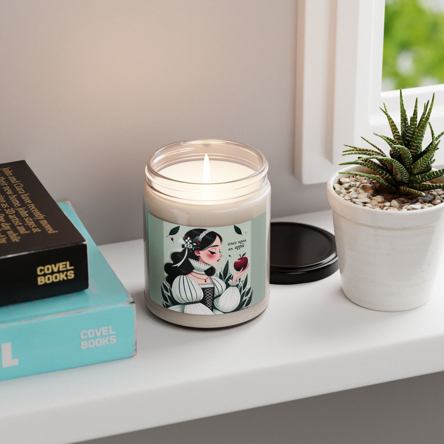 Snow White Fairytale Candle, Once Upon an Apple Scented Soy Candle | Cozy Home Decor, Gift for Her, Relaxation Candle, Aromatherapy