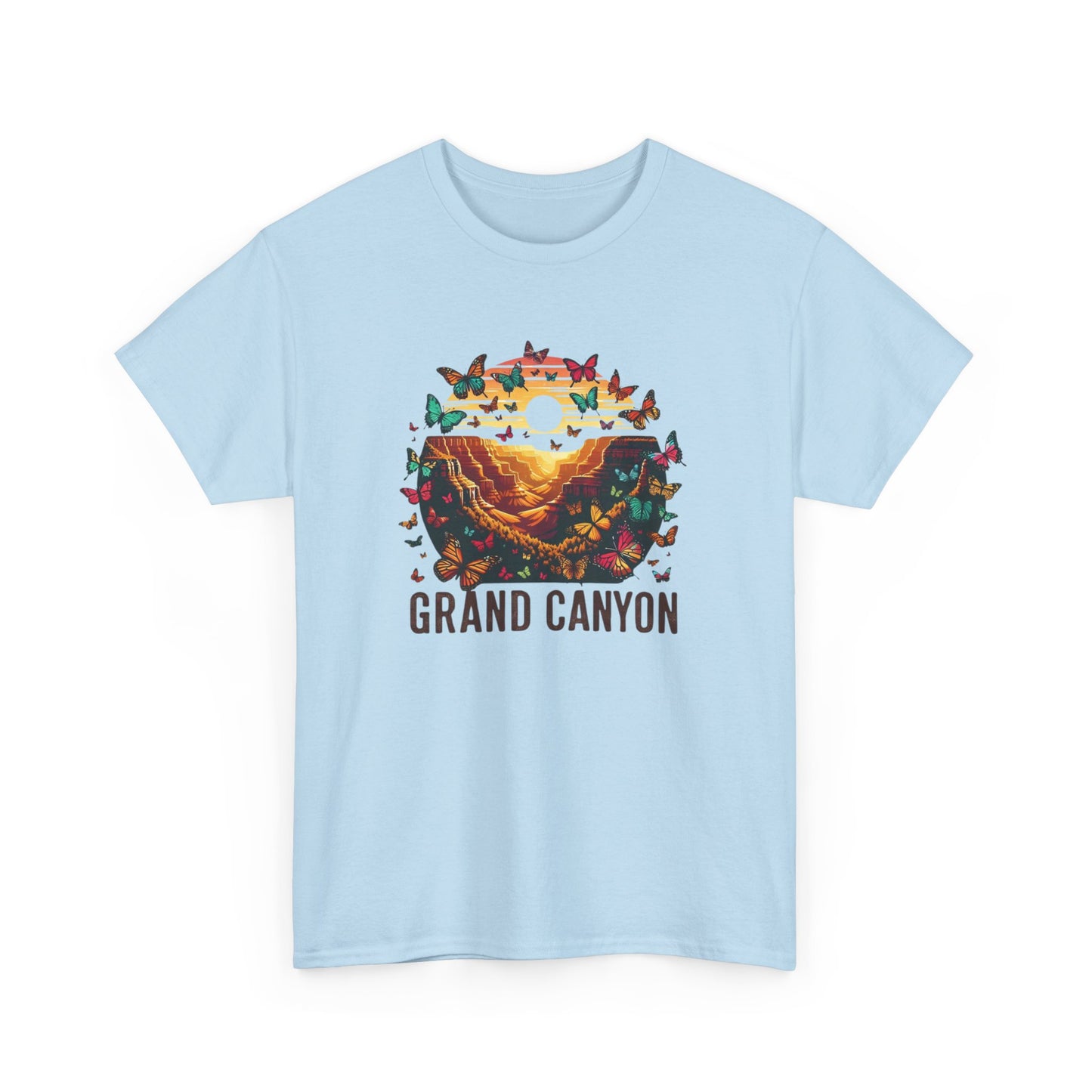 Grand Canyon Butterfly Unisex Tee, National Park Shirt Summer Gift Cotton T-Shirt, Southwest Nature Lover Top, Outdoor Adventure Hiking Tee,