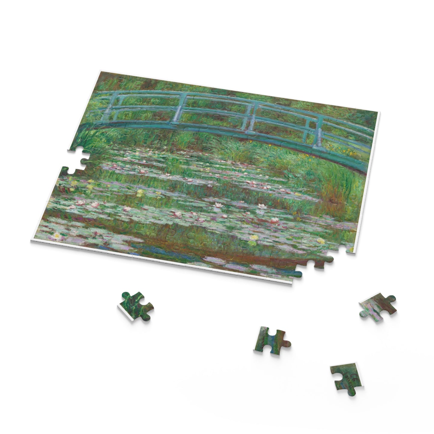Claude Monet, Japanese, Bridge, Water Lily, Impressionist, Puzzle (120, 252, 500-Piece)