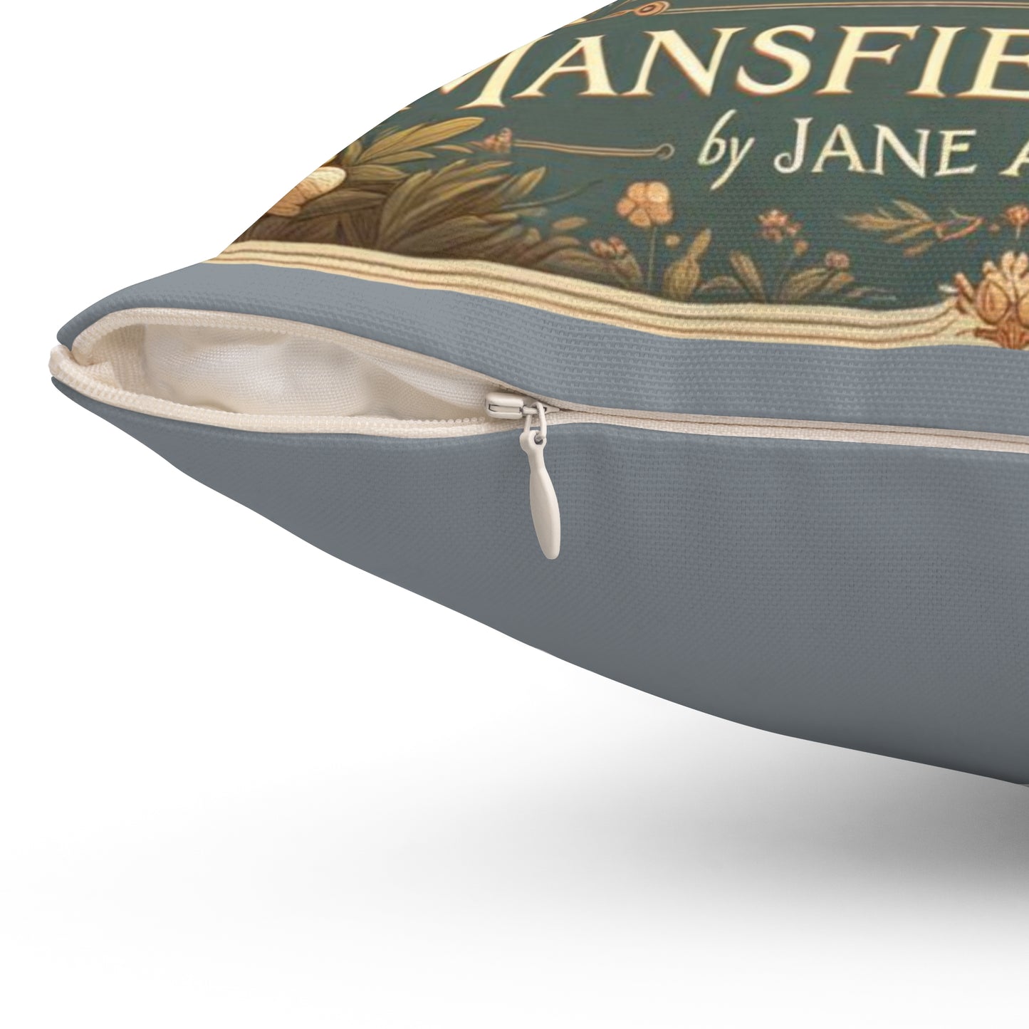 Mansfield Park Jane Austen Regency Pillow, Literary Decor, Book Nook, Library Gift, Cushion