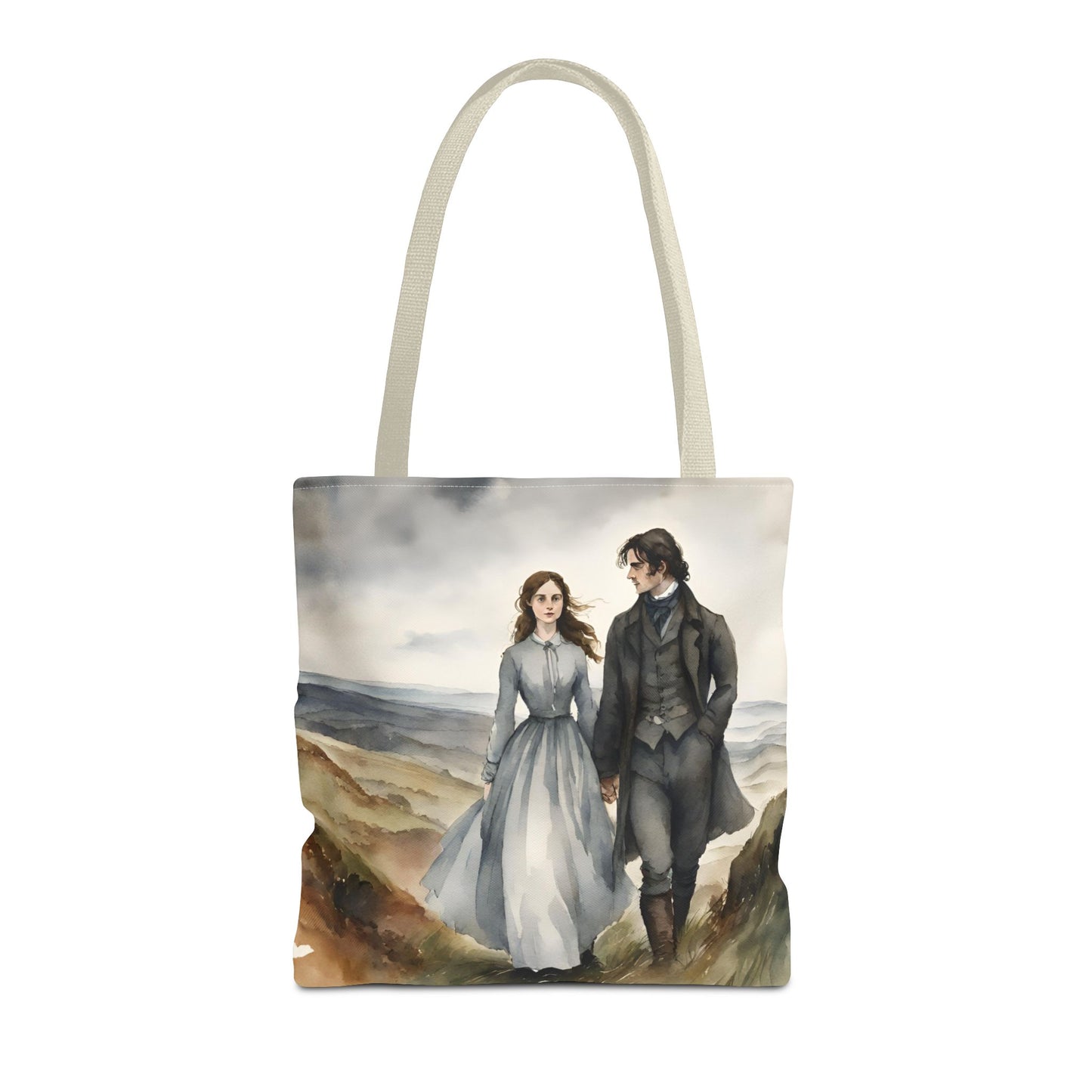 Wuthering Heights, Emily Bronte, Tote Bag, School Bag, Book Bag, Library Bag