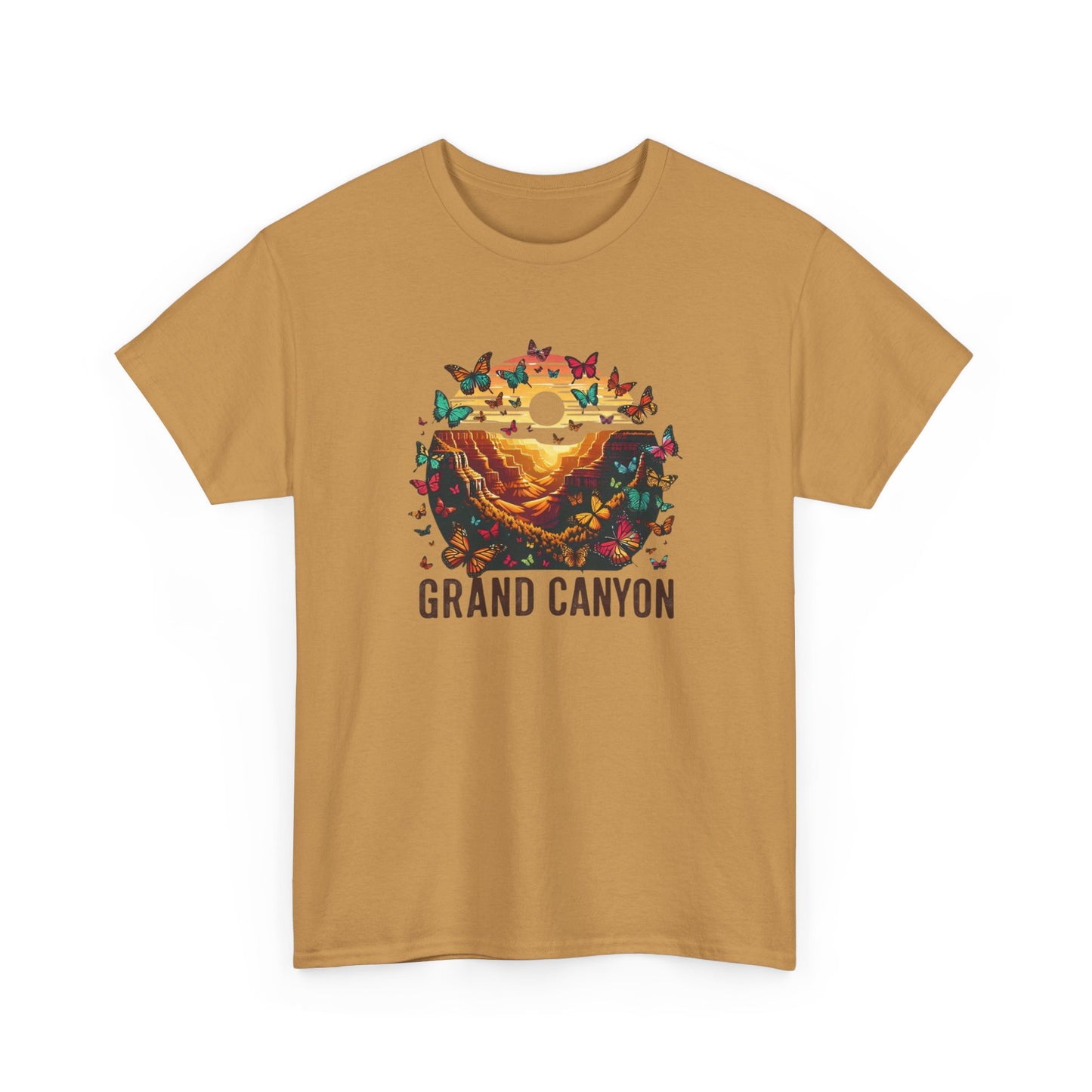 Grand Canyon Butterfly Unisex Tee, National Park Shirt Summer Gift Cotton T-Shirt, Southwest Nature Lover Top, Outdoor Adventure Hiking Tee,