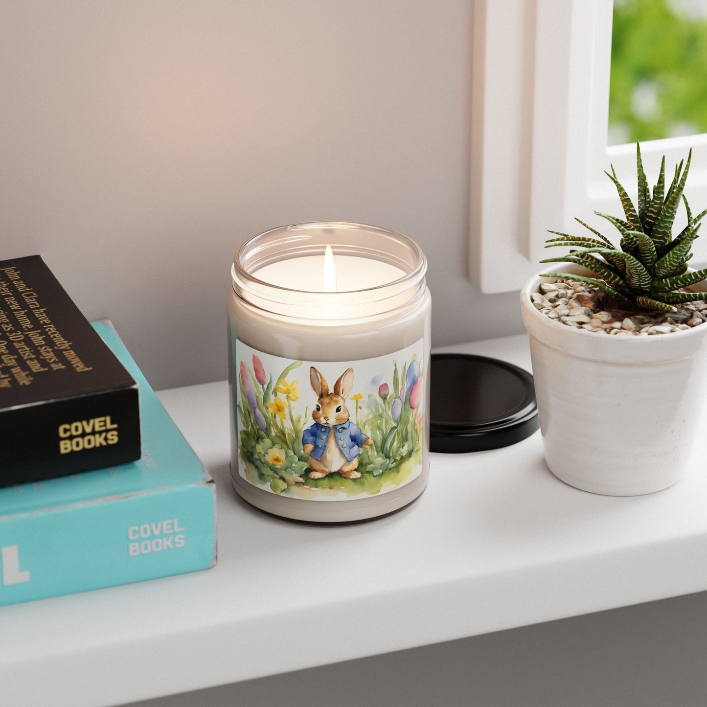 Peter Rabbit, Easter, Spring, Beatrix Potter, Scented Soy Candle, 9oz, Gift