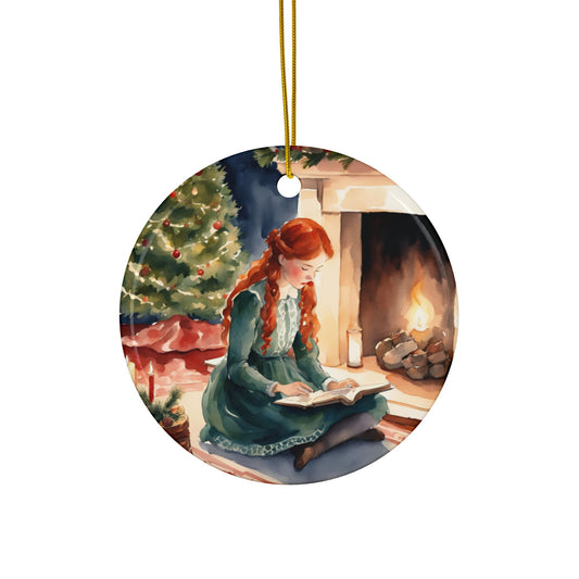 Anne of Green Gables, Christmas, Holiday, Stocking Stuffer, Quote, Decorative Ceramic Ornament, Double-Sided