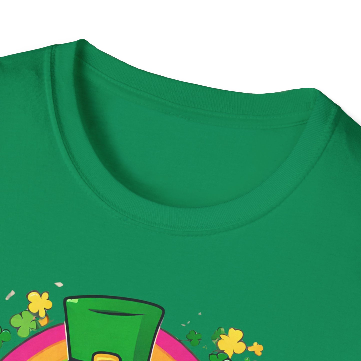 Cute Kawaii St Patrick's Day Softstyle T-Shirt, Tee