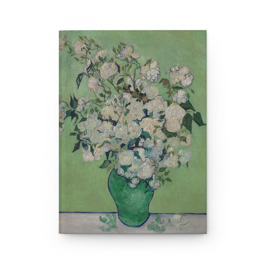 Vincent Van Goh Roses Hardcover Journal