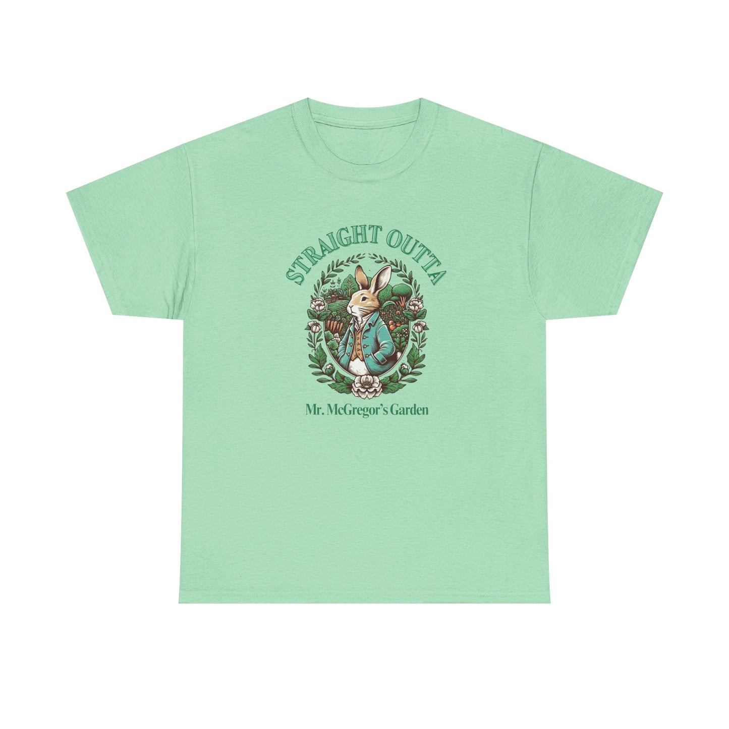 Peter Rabbit Vintage Style Unisex Cotton Tee - Beatrix Potter Apparel Gift, T-Shirt, Bunny Lover Shirt, Classic Character Top, Retro Graphic
