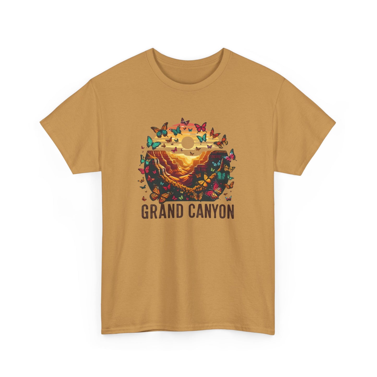 Grand Canyon Butterfly Unisex Tee, National Park Shirt Summer Gift Cotton T-Shirt, Southwest Nature Lover Top, Outdoor Adventure Hiking Tee,