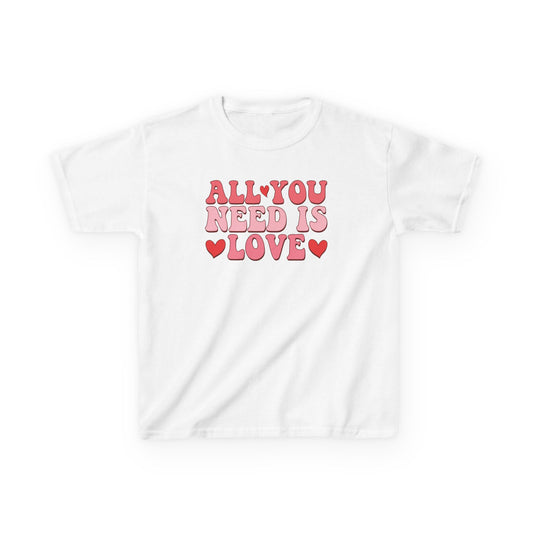 Retro Cute Valentine's Day, T-Shirt, Tshirt, Kids Heavy Cotton™ Tee