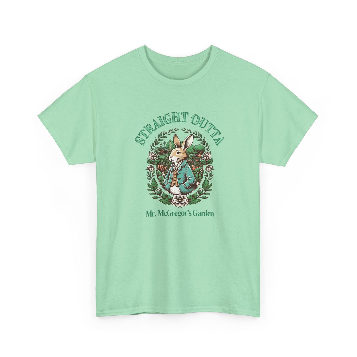 Peter Rabbit Vintage Style Unisex Cotton Tee - Beatrix Potter Apparel Gift, T-Shirt, Bunny Lover Shirt, Classic Character Top, Retro Graphic