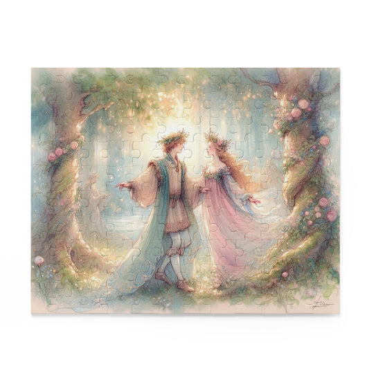 Fairy Tale Puzzle | Enchanting Jigsaw for Couples & Families | Shakespeare Theme, 120, 252, 500 Pieces