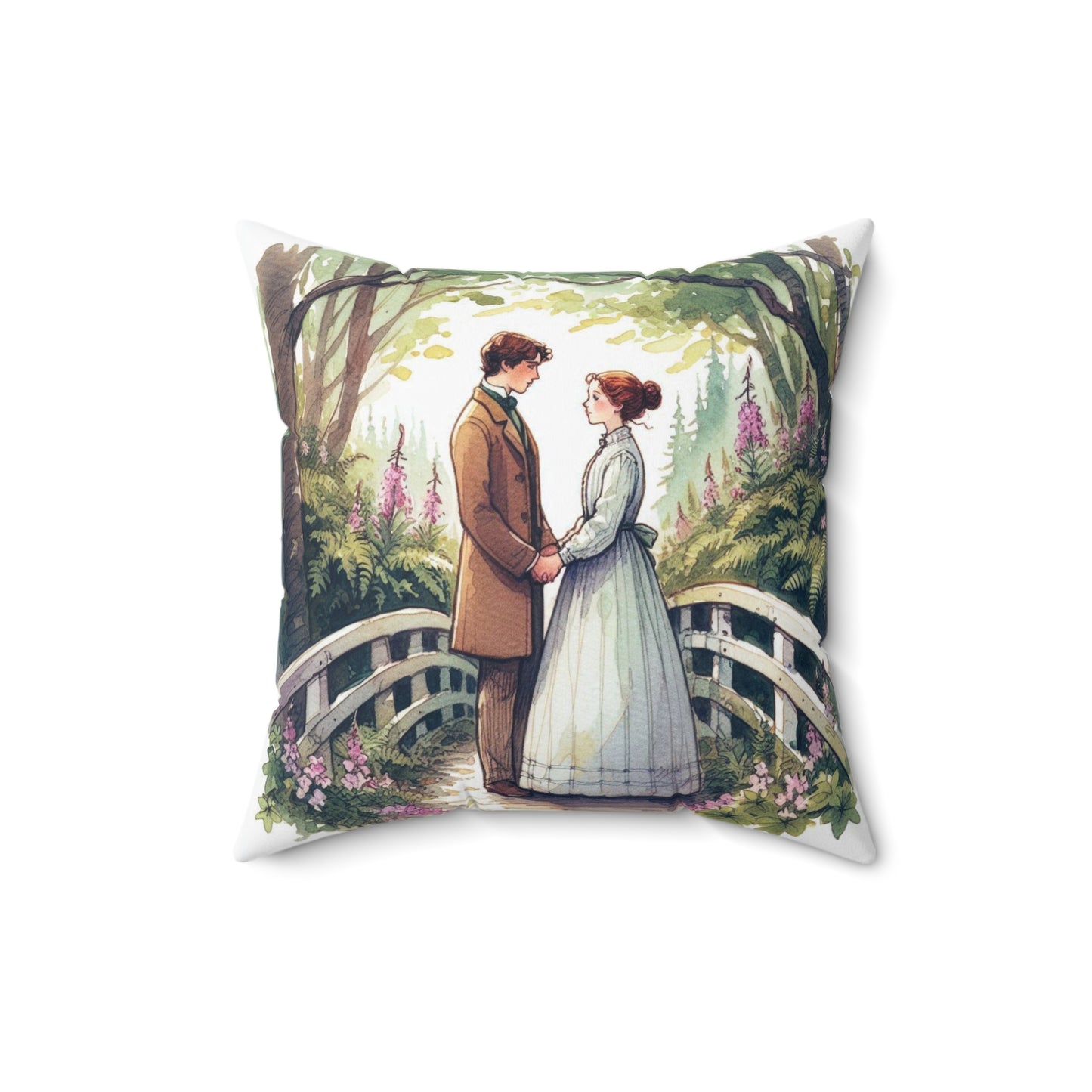 Literary Pillow, Anne of Green Gables, Gilber Blythe, Book Nook Cushion, Gift for Book Lovers, Library Decor