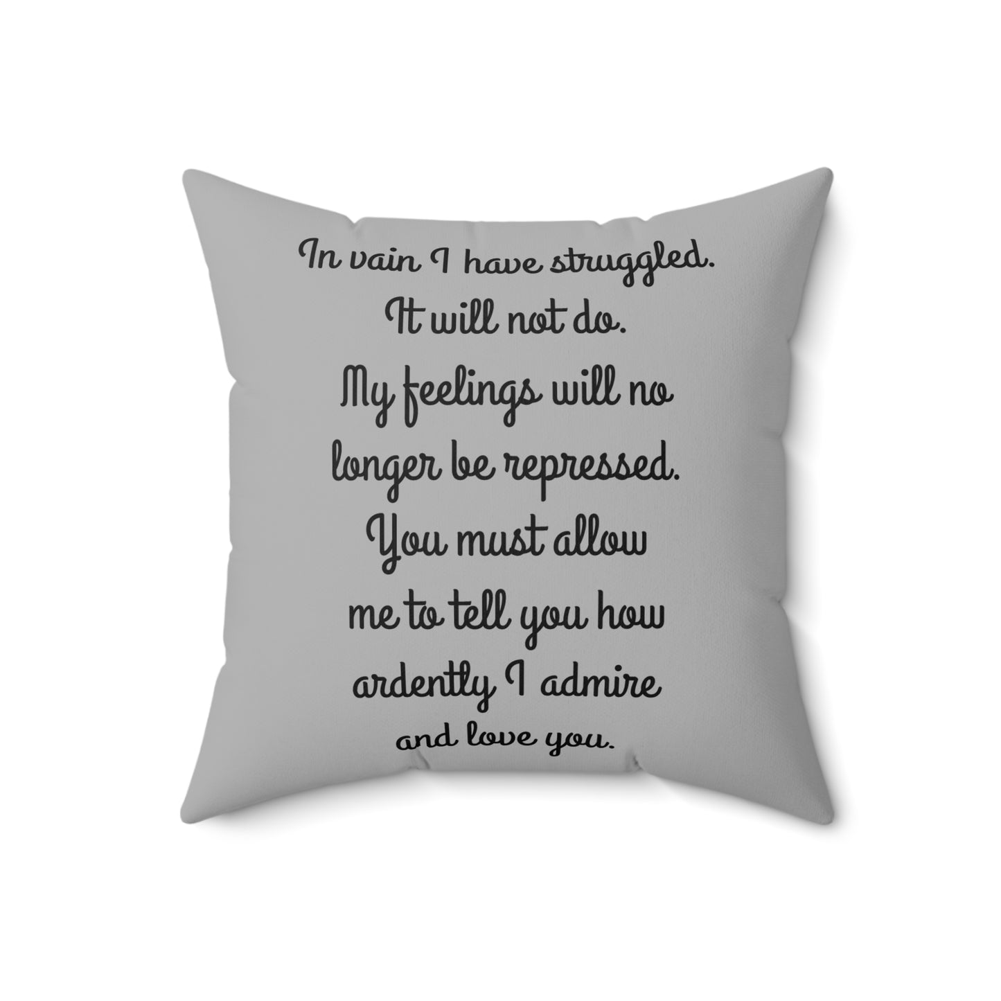 Pride and Prejudice, Fall, Autumn Season, Jane Austen, Regency, Square Pillow, Bedding, Decor, Austine