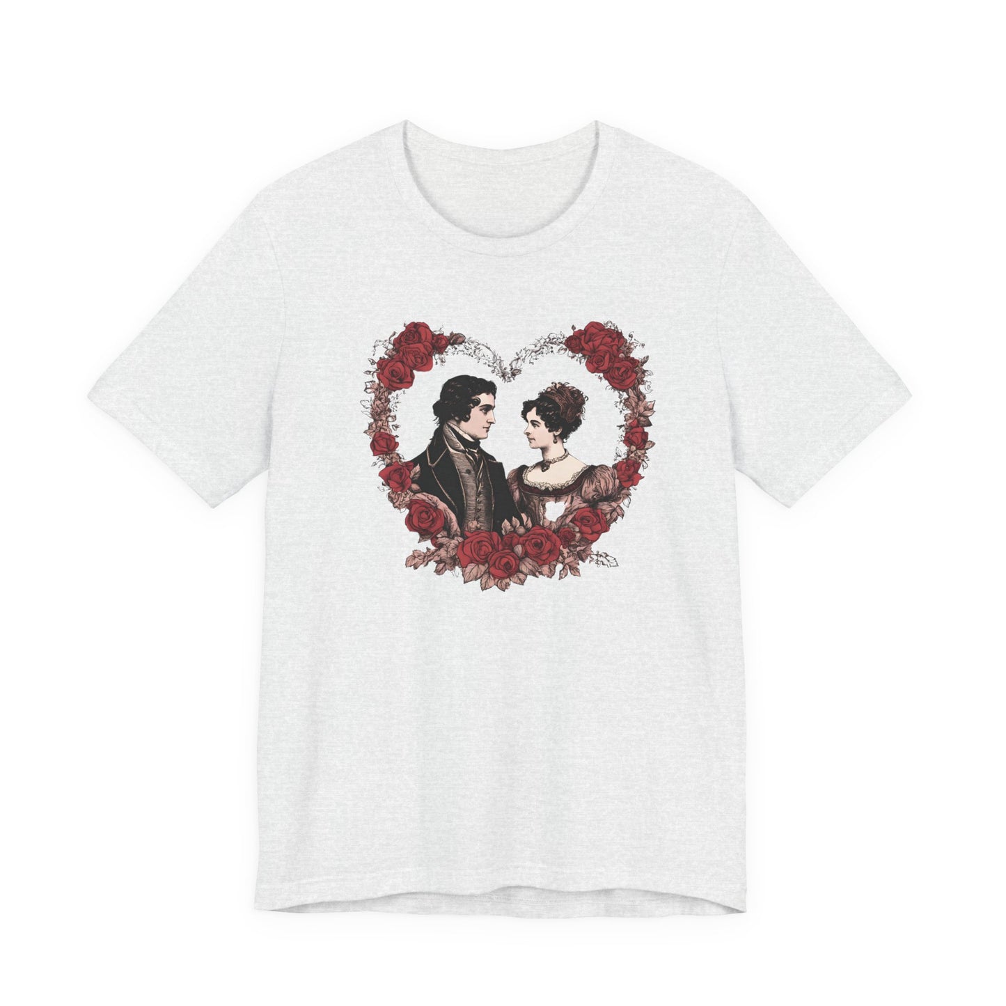 Jane Austin, Sense and Sensibility, Darcy, Valentine's Day, Unisex Jersey Short Sleeve Tee, Tshirt