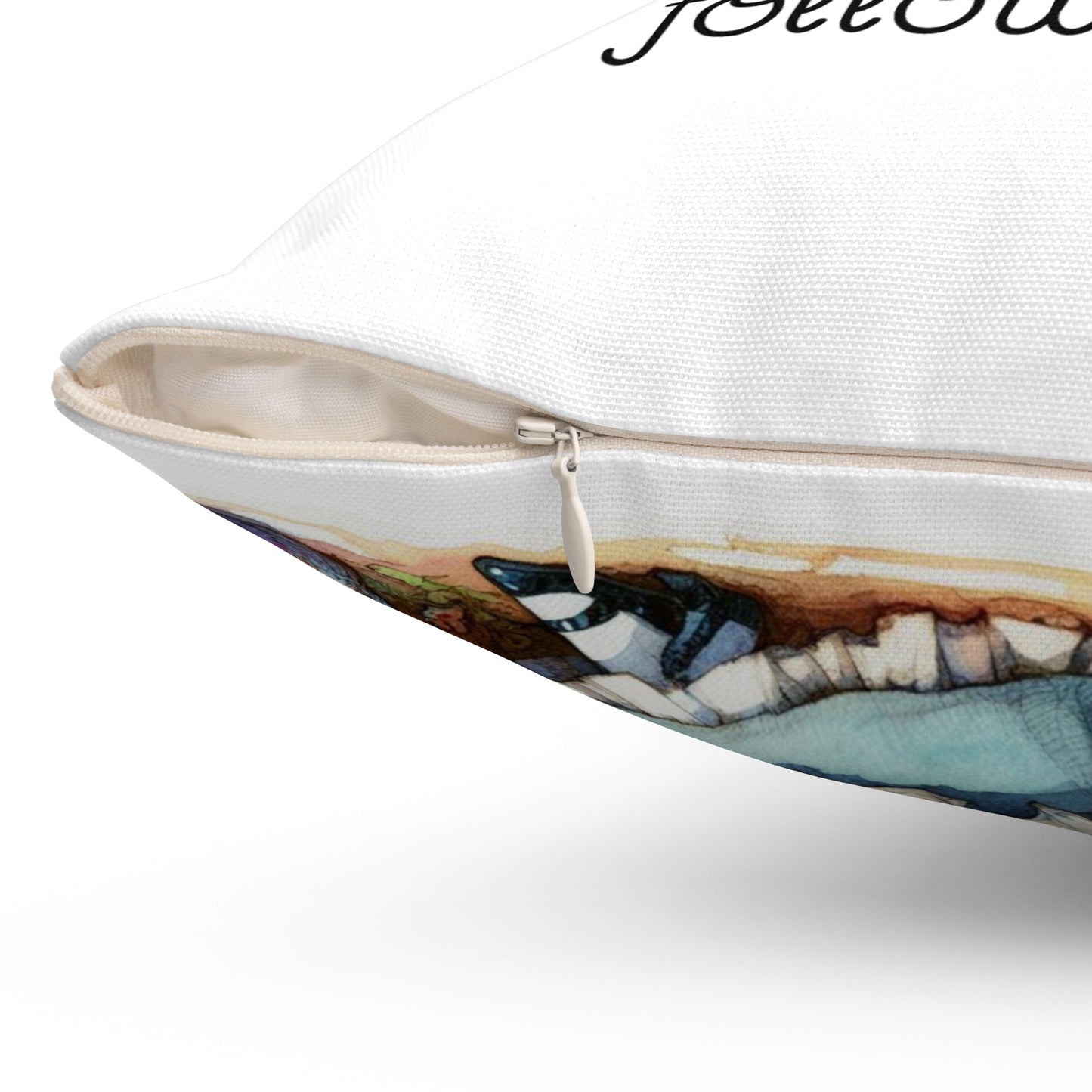 Adventures of Alice in Wonderland, Lewis Carroll, Cushion, Pillow, Library, Book Nook, Decor, Gift, Bedding, Literary Pillow