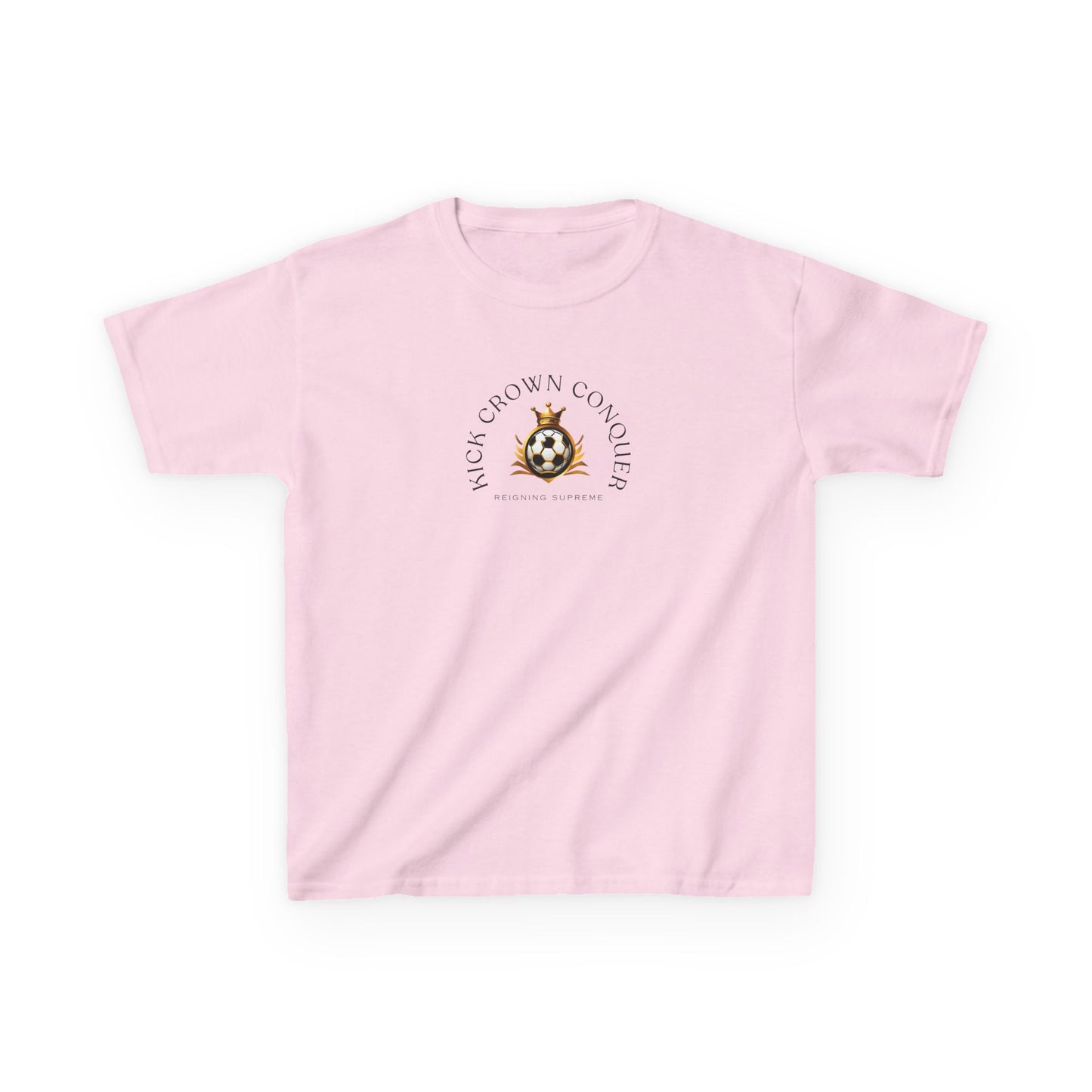 Kid, Child, Soccer Shirt, Soccer Ball Tee, Soccer Team, Gift, Soccer Royal, Soccer Princess, Soccer Crown, Kids Heavy Cotton™ Tee