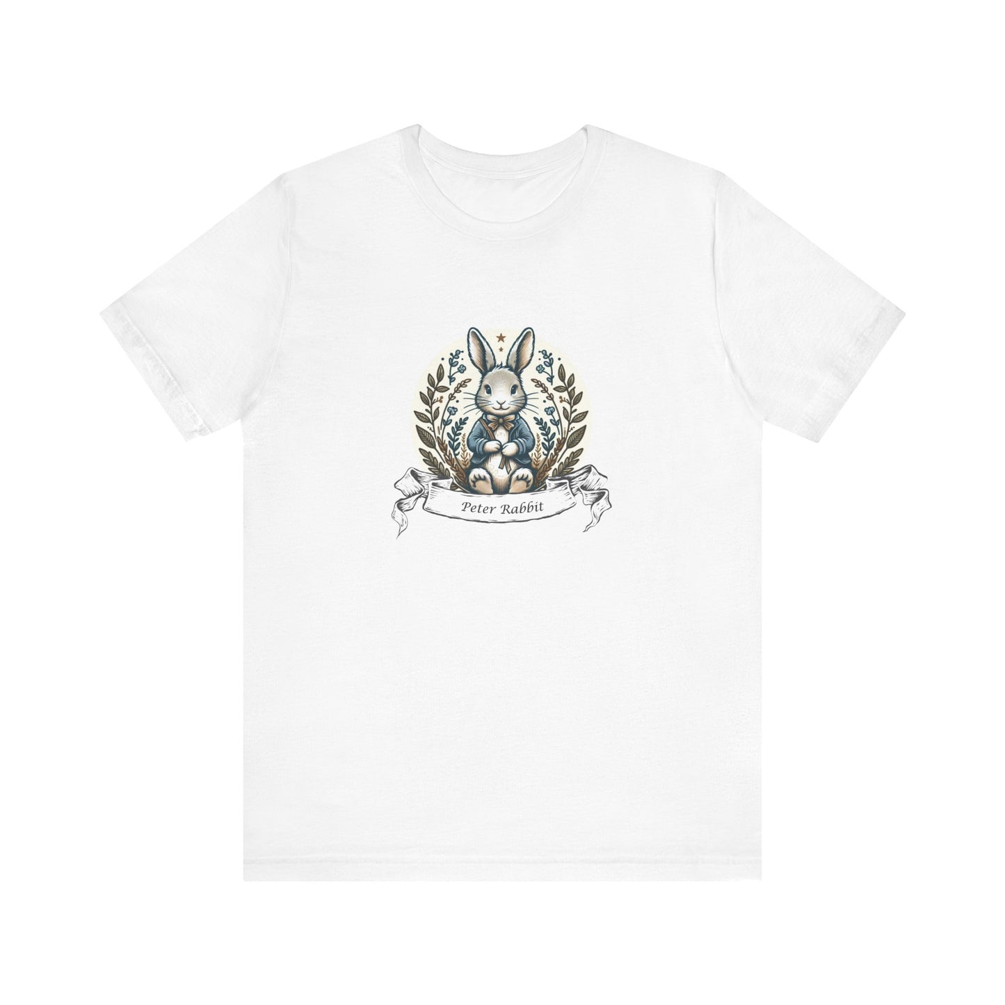 Peter Rabbit Vintage Style T-Shirt, Beatrix Potter Inspired Easter Gift Tee, Unisex Jersey Shirt for Spring Apparel